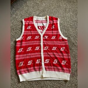 Vintage snap on sweater vest